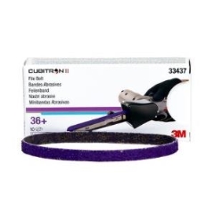 3M™ 33437 Cubitron II File Belt: 10mm x 330mm P36 - Box 10