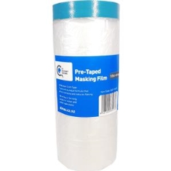 Almax® Pre-Taped Masking Film Refill: 180cm x 15m - Roll
