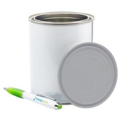 Amtrade Micro Drum White: 1L - Each