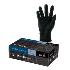 Bastion Nitrile Powder Free Black Gloves: X-Large - Box 100