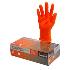 Bastion Nitrile HD Diamond Grip P/F Orange: X-Large - Box 50