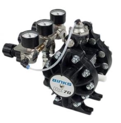 Binks DX-70 Regulated Pump, 3 Regulators - Each