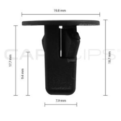 Carclips® CC10031 Toyota / Lexus Car Clip - Bag of 25