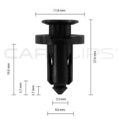 Carclips® CC10089 Nissan / Subaru Car Clip - Bag of 25