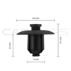 Carclips® CC10097 Mazda / Toyota / Lexus Car Clip - Bag 25