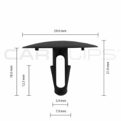 Carclips® CC10119 Toyota Car Clip - Bag of 25