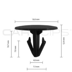 Carclips® CC10219 Toyota Car Clip - Bag of 25