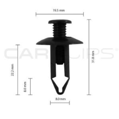 Carclips® CC10338 Nissan Car Clip - Bag of 25