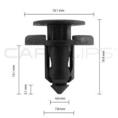 Carclips® CC10351 Nissan Car Clip - Bag of 25