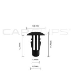 Carclips® CC10491 Nissan Car Clip - Bag of 25