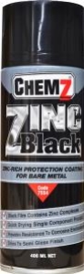 Chemz® Zinc: Black - Aerosol