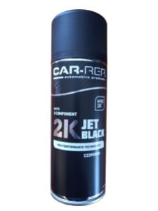Car-Rep® 2K Top Coat: RAL9005 Jet Black Matt - Aerosol