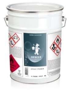DeBeer 1-7520 Epoxy Primer: Grey - 5L