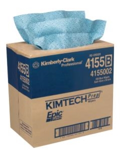 Kimtech Prep 4155 Brag Box Epic Wipers 42x34.5cm Blue - x250