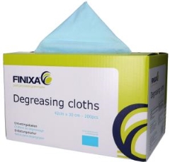 Finixa® Degreasing Cloths: Turquoise: 330mm x 420mm -Box 200