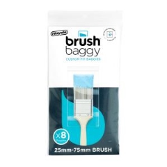 Haydn® BrushBaggy™ Paint Brush Cover: 25mm-75mm - 8 Pack