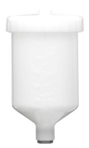2SPRAY Nylon Gravity Pot 600ml - Each
