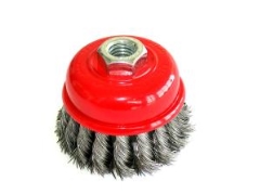 Lion® GM0999 Wire Cup Brush: 75mm x MB Twist Knot - Each