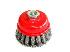 Lion® GM0999 Wire Cup Brush: 75mm x MB Twist Knot - Each