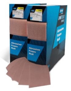 Norton® Pro A275 Rotolo Abrasive Foam Roll 115mm x 25M: P240
