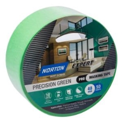 Norton® Expert Precision Green Pro Masking Tape: 48mm x 50M
