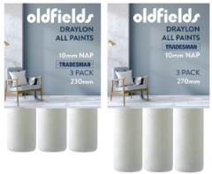 Oldfields Classic All Purpose Sleeve: 270mm x 10mm Nap - 3p