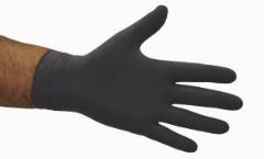 Selfgard™ 349 BLAXX Textured Nitrile Gloves: Large - Box 100