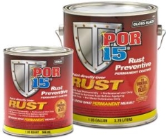 POR-15® Rust Preventive Permanent Coating: Black - 946ml