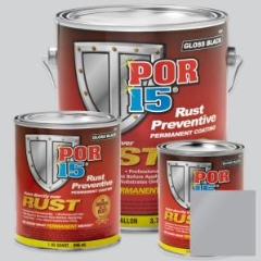 POR-15® Rust Preventive Permanent Coating: Grey - 473ml