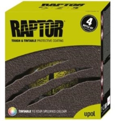 RAPTOR Tough Protective Coating Deck Liner: Black - 4L Kit