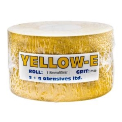 S+G Riken Yellow-E EWT Roll 115mm x 50M: P120