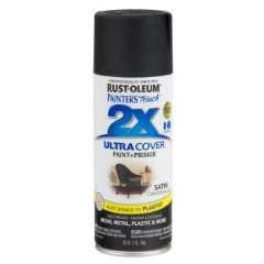 Rust-Oleum® 2X Ultra Cover Satin: Canyon Black - Aerosol
