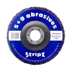 S+G StripX Purple Depress Centre: 125mm x 22mm - Each