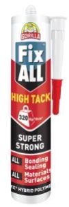 Gorilla Fix-All High Tack Adhesive: White - Cartridge