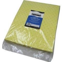 SpillTech® Chemical Absorbent Pads: 40cm x 50cm - Pack of 10