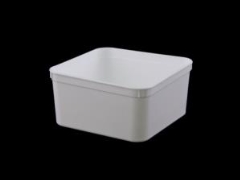 Stowers Square Tub White PP: 2L - Each