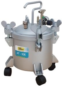 Top Finish AT-10E Paint Pressure Pot w/ Castors: 10L