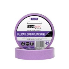 Tapespec Trade Purple Delicate Washi Tape: 18mm x 50M - Ctn