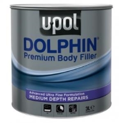 U-POL Dolphin® Premium Medium Depth Body Filler - 3L
