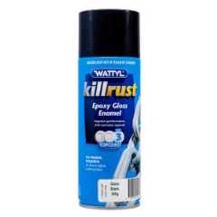 Wattyl® Killrust Epoxy Gloss Enamel: Gloss Black - Aerosol