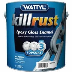 Wattyl® Killrust Epoxy Gloss Enamel: Aluminium - 4L