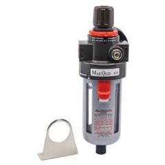 Marquip BFR-200H Oil Filter Regulator with Gauge and Bracket