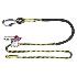 ZERO® Guard Work Positioning Rope Line w Adjuster: 3M - Each