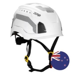ZERO® Apex X2 Vented Helmet: White - Each