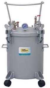 Top Finish AT-20E Pressure Pot w/ Castors: 20L - Each