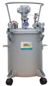 Top Finish AT-20A Pressure Pot w/ Air Agitation: 20L - Each