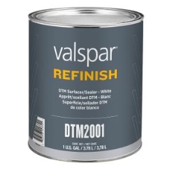 Valspar Refinish DTM2001 DTM Primer: White - 3.78L