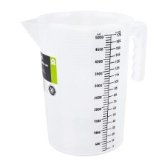 Haydn® Plastic Mixing Jug: 5L - Each
