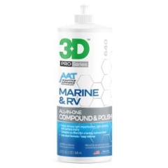 3D® 640 Marine & RV All-In-One Compound & Polish - 946ml