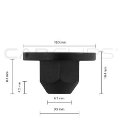 Carclips® CC10933 Audi/VW Car Clip - Bag of 25